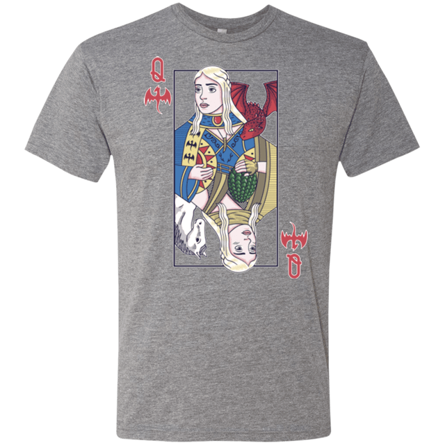 T-Shirts Premium Heather / Small Queen of Dragons Men's Triblend T-Shirt