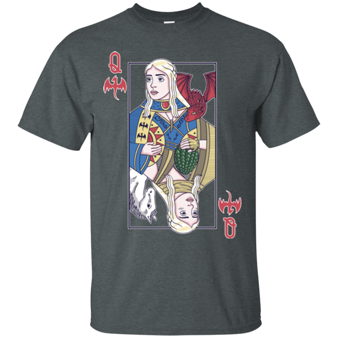 T-Shirts Dark Heather / Small Queen of Dragons T-Shirt