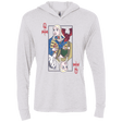 T-Shirts Heather White / X-Small Queen of Dragons Triblend Long Sleeve Hoodie Tee