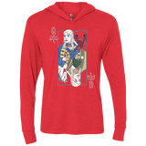 T-Shirts Vintage Red / X-Small Queen of Dragons Triblend Long Sleeve Hoodie Tee