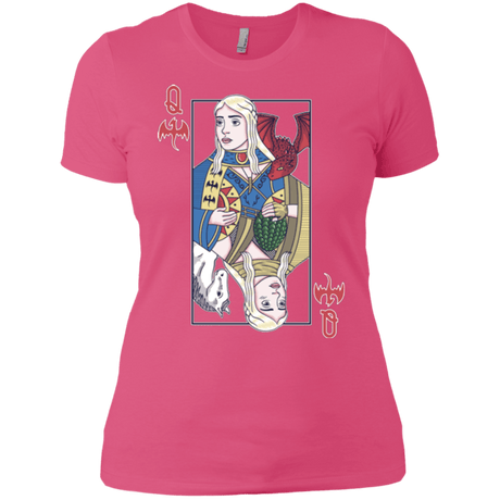 T-Shirts Hot Pink / X-Small Queen of Dragons Women's Premium T-Shirt
