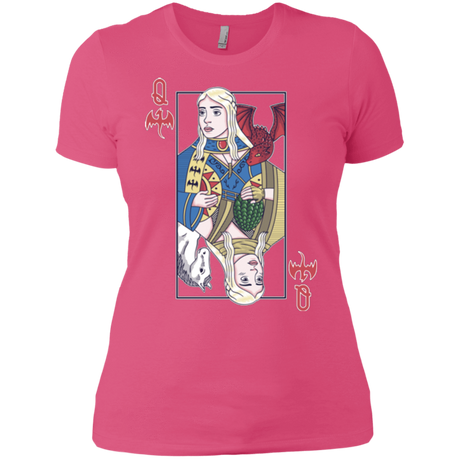 T-Shirts Hot Pink / X-Small Queen of Dragons Women's Premium T-Shirt