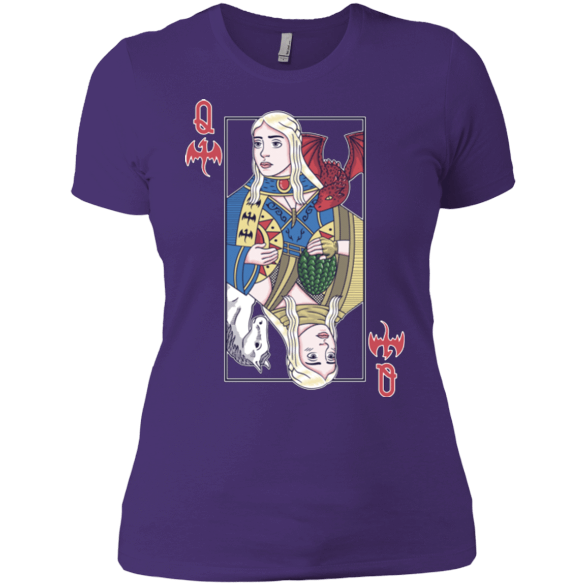 T-Shirts Purple / X-Small Queen of Dragons Women's Premium T-Shirt