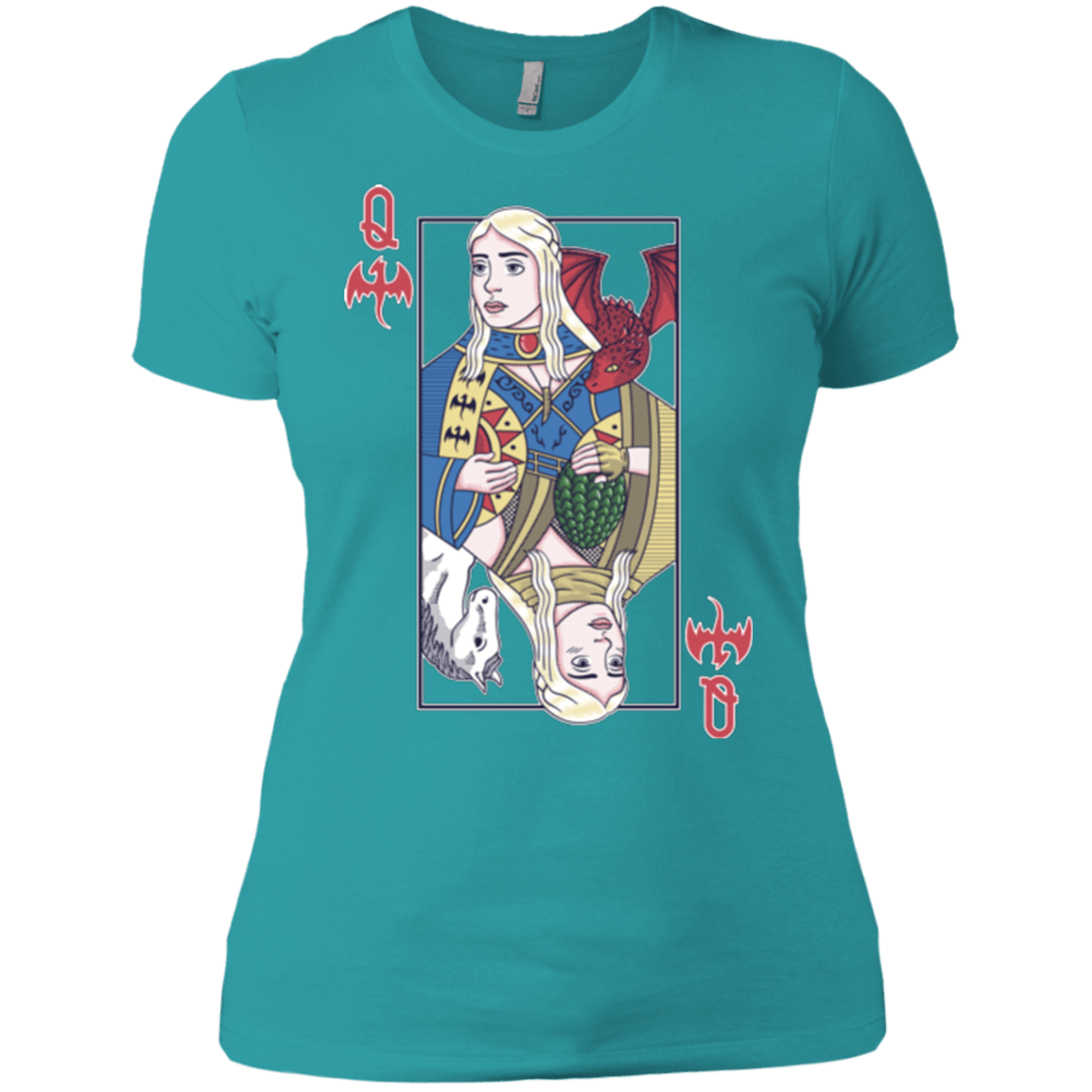 T-Shirts Tahiti Blue / X-Small Queen of Dragons Women's Premium T-Shirt