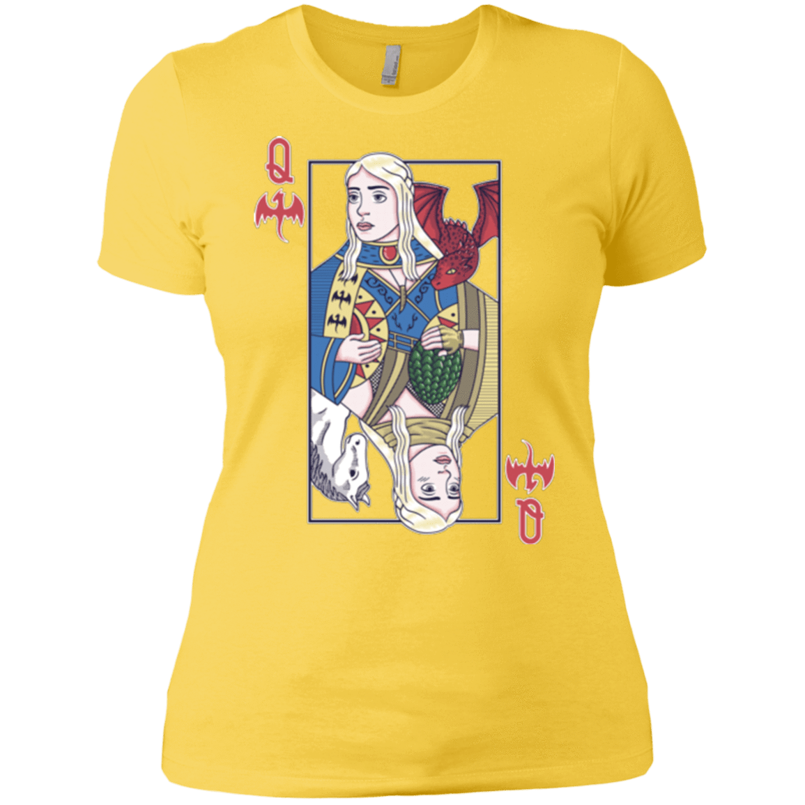 T-Shirts Vibrant Yellow / X-Small Queen of Dragons Women's Premium T-Shirt
