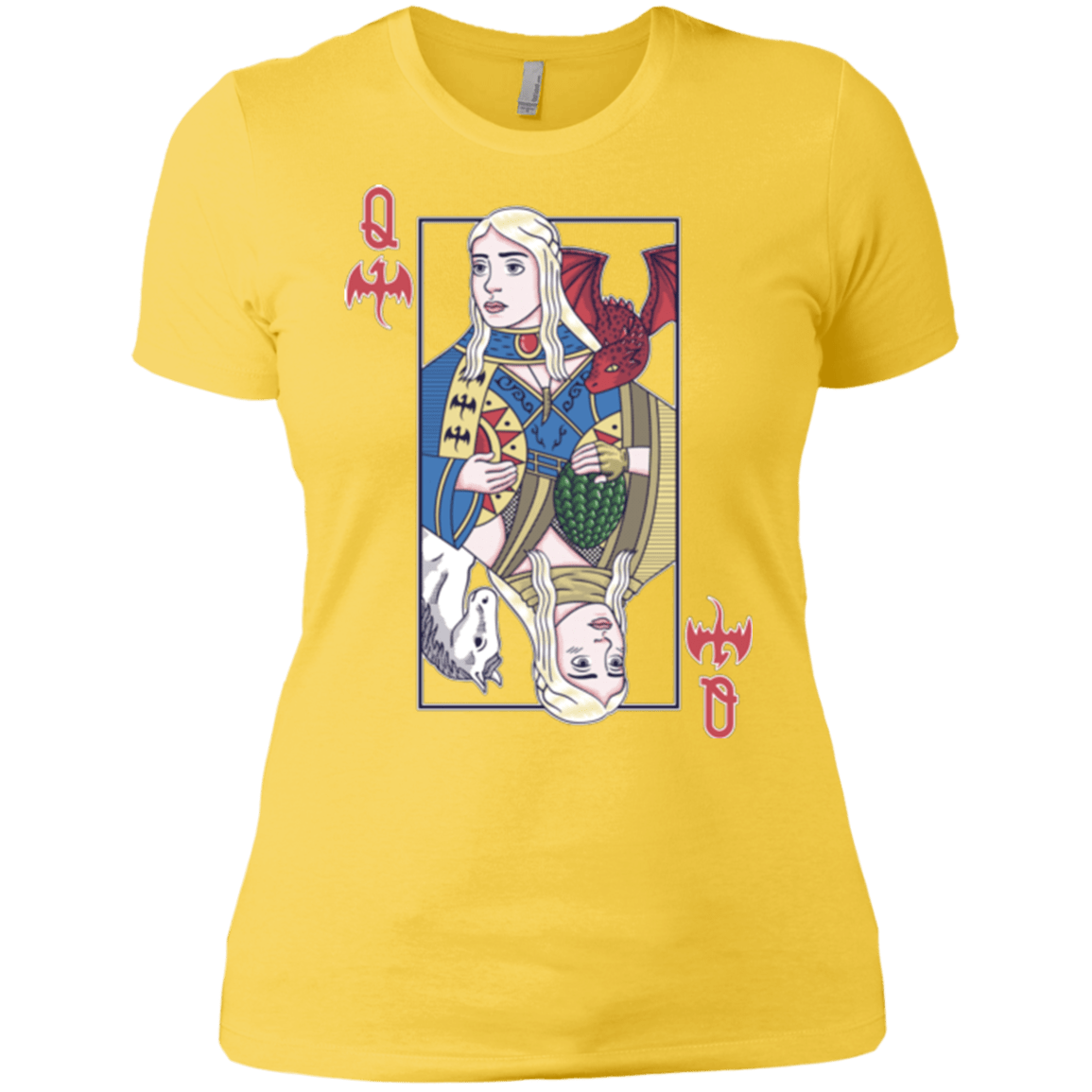 T-Shirts Vibrant Yellow / X-Small Queen of Dragons Women's Premium T-Shirt