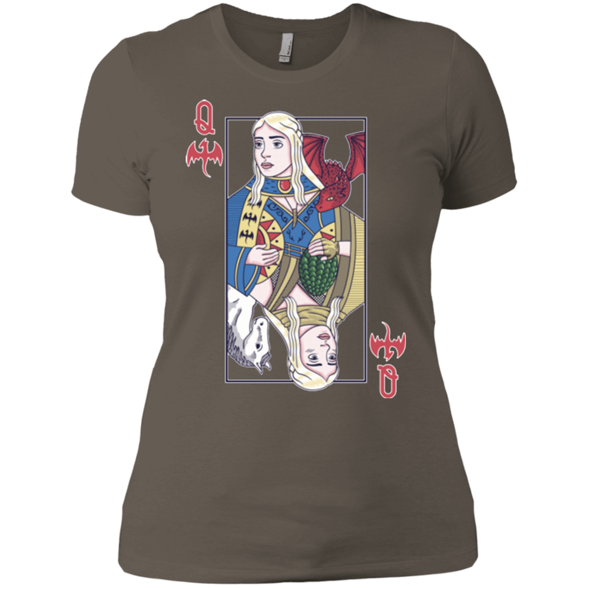 T-Shirts Warm Grey / X-Small Queen of Dragons Women's Premium T-Shirt