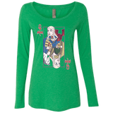 T-Shirts Envy / Small Queen of Dragons Women's Triblend Long Sleeve Shirt
