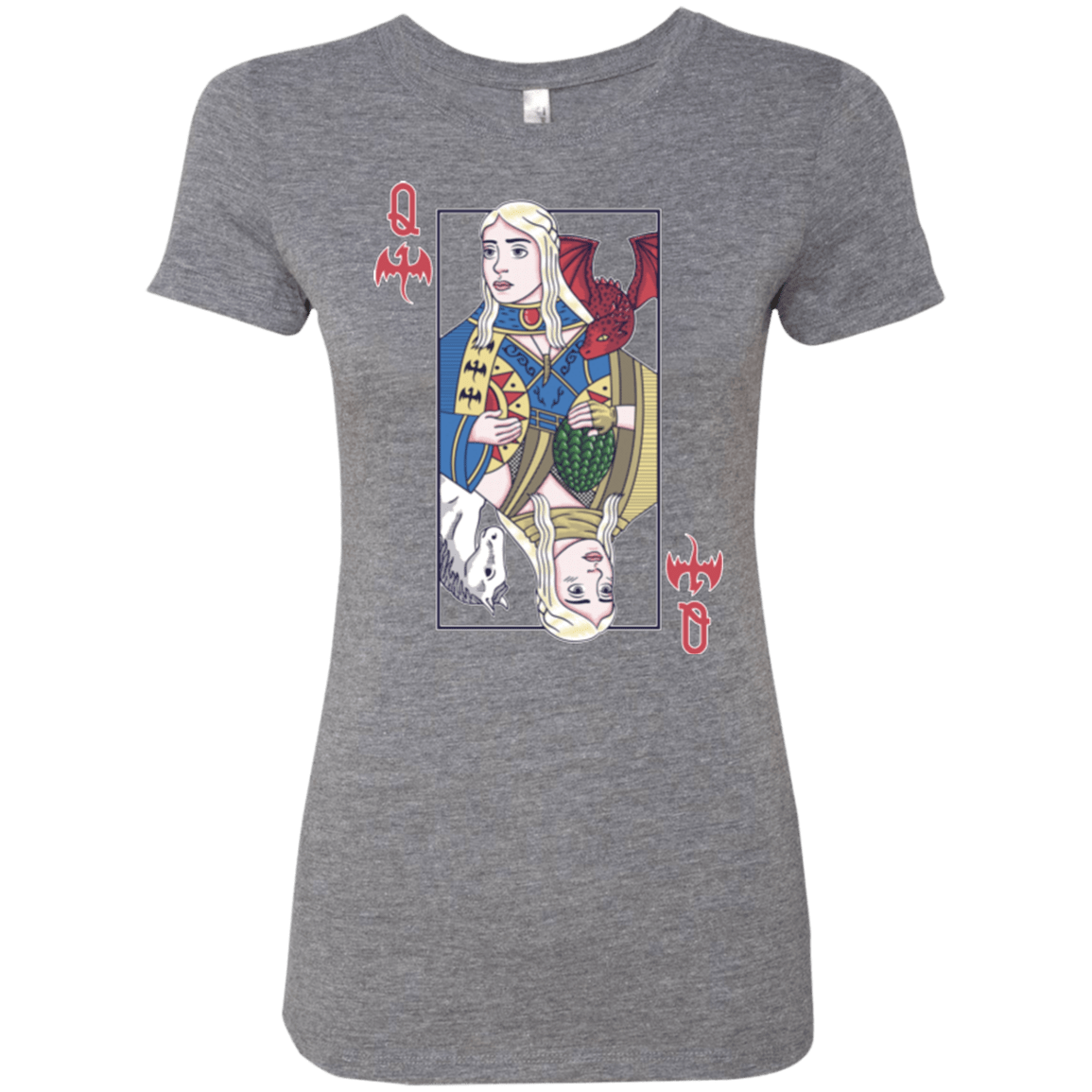 T-Shirts Premium Heather / Small Queen of Dragons Women's Triblend T-Shirt