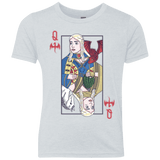 T-Shirts Heather White / YXS Queen of Dragons Youth Triblend T-Shirt