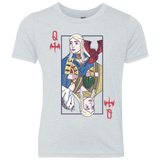 T-Shirts Heather White / YXS Queen of Dragons Youth Triblend T-Shirt
