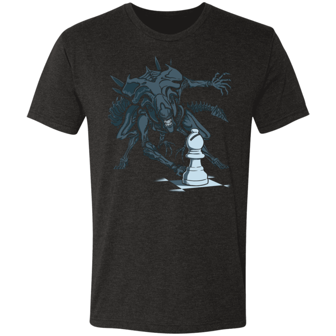 T-Shirts Vintage Black / S Queen Takes Bishop Men's Triblend T-Shirt