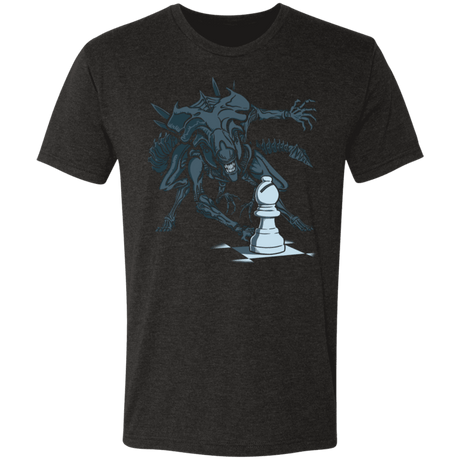 T-Shirts Vintage Black / S Queen Takes Bishop Men's Triblend T-Shirt