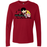 T-Shirts Cardinal / S Queenuts Men's Premium Long Sleeve