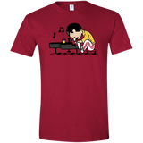 T-Shirts Cardinal Red / S Queenuts Men's Semi-Fitted Softstyle