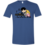 T-Shirts Heather Royal / X-Small Queenuts Men's Semi-Fitted Softstyle