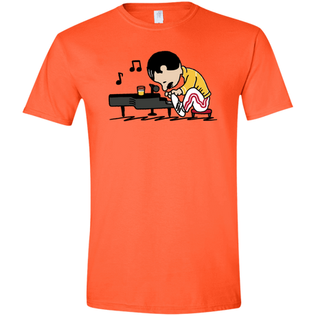 T-Shirts Orange / S Queenuts Men's Semi-Fitted Softstyle