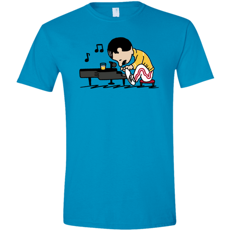 T-Shirts Sapphire / S Queenuts Men's Semi-Fitted Softstyle