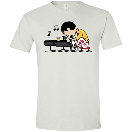 T-Shirts White / X-Small Queenuts Men's Semi-Fitted Softstyle