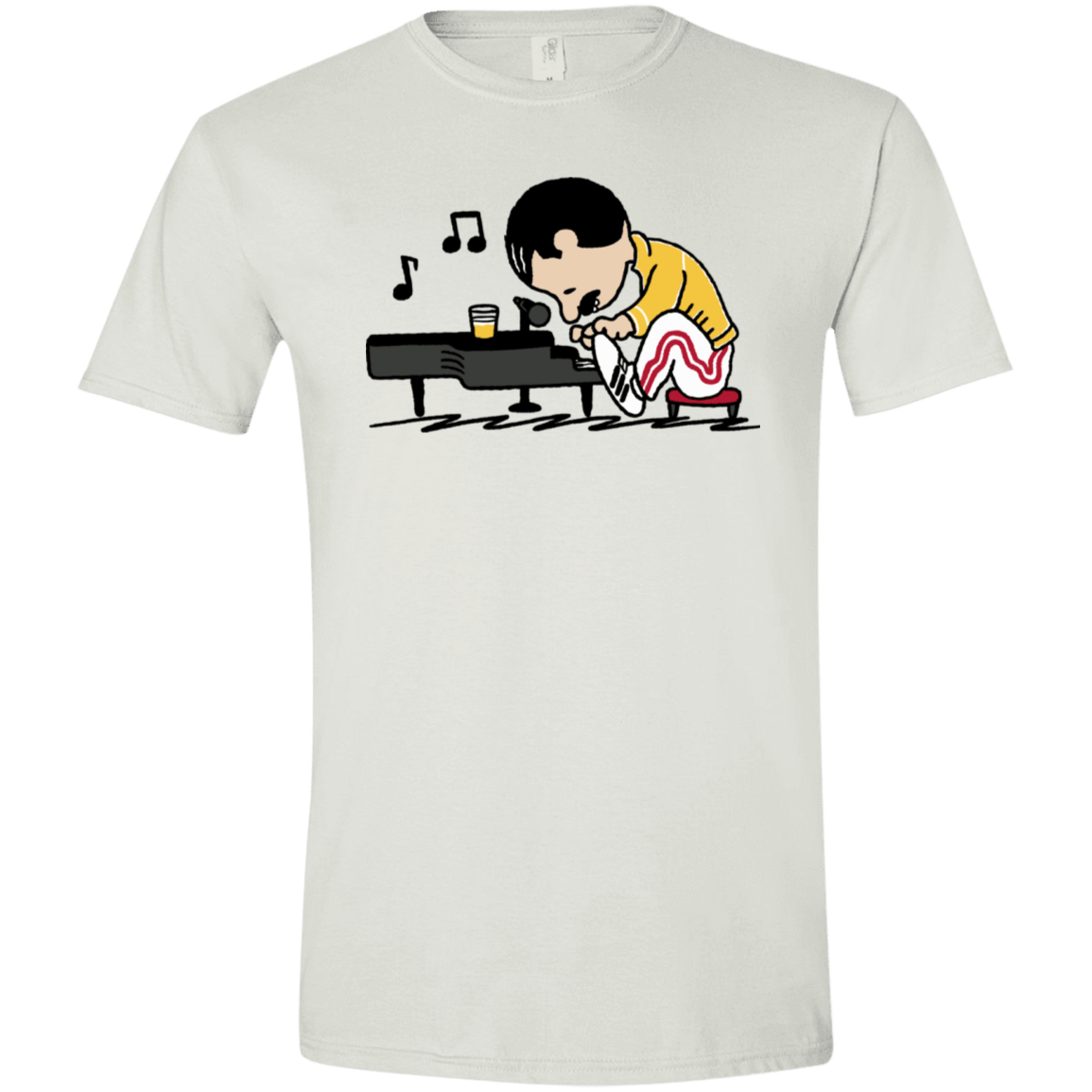 T-Shirts White / X-Small Queenuts Men's Semi-Fitted Softstyle