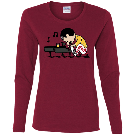 T-Shirts Cardinal / S Queenuts Women's Long Sleeve T-Shirt