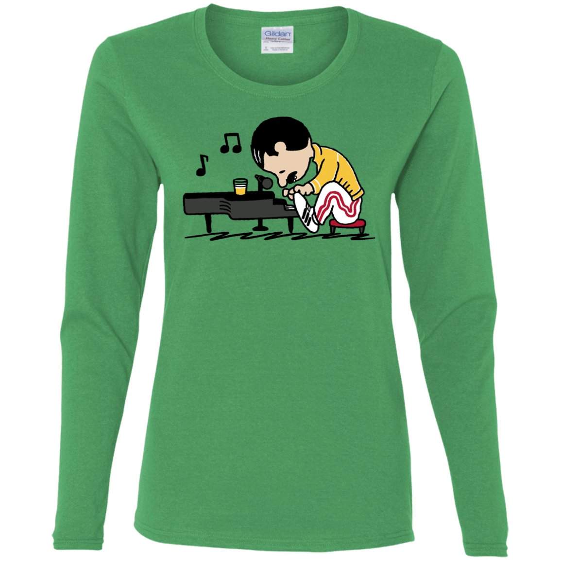 T-Shirts Irish Green / S Queenuts Women's Long Sleeve T-Shirt