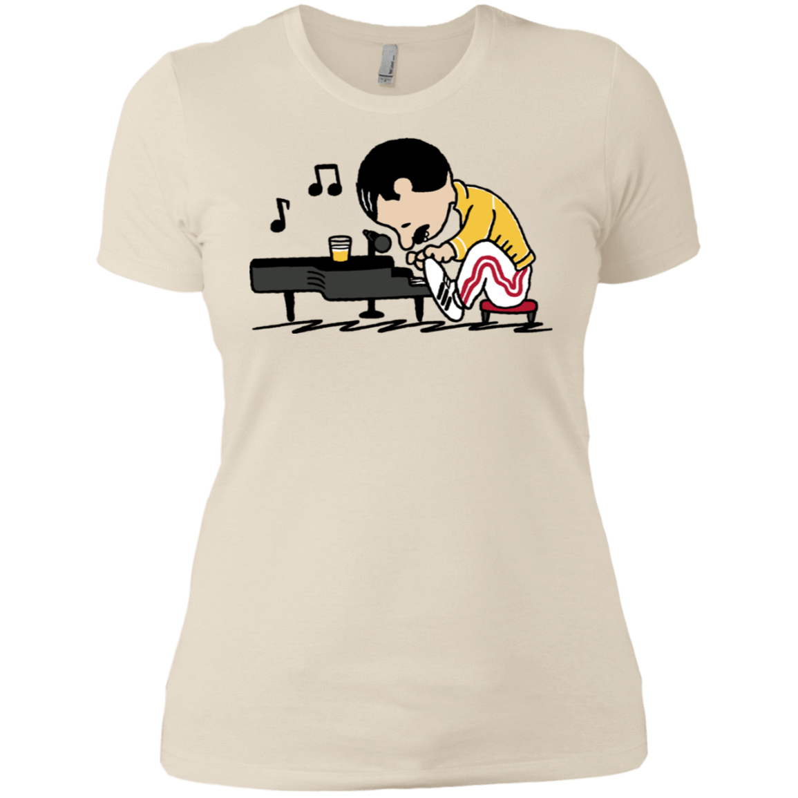 T-Shirts Ivory/ / X-Small Queenuts Women's Premium T-Shirt