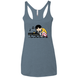 T-Shirts Indigo / X-Small Queenuts Women's Triblend Racerback Tank