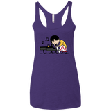 T-Shirts Purple Rush / X-Small Queenuts Women's Triblend Racerback Tank