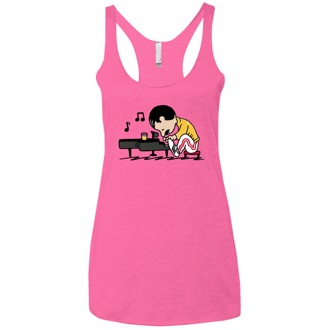 T-Shirts Vintage Pink / X-Small Queenuts Women's Triblend Racerback Tank