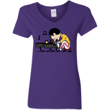 T-Shirts Purple / S Queenuts Women's V-Neck T-Shirt