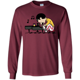 T-Shirts Maroon / YS Queenuts Youth Long Sleeve T-Shirt