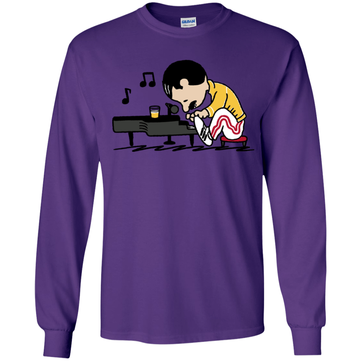 T-Shirts Purple / YS Queenuts Youth Long Sleeve T-Shirt