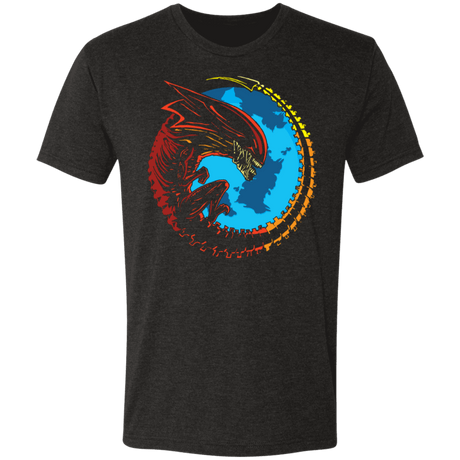T-Shirts Vintage Black / S Queenzilla Xenomorph Men's Triblend T-Shirt