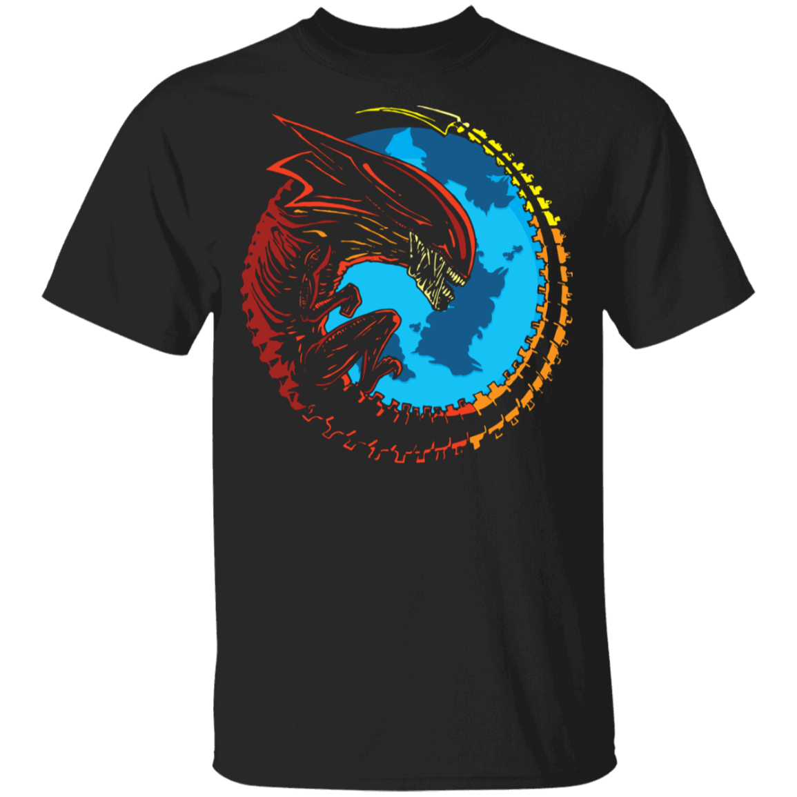 T-Shirts Black / YXS Queenzilla Xenomorph Youth T-Shirt