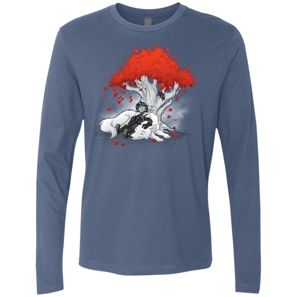 T-Shirts Indigo / S Quiet Winter Men's Premium Long Sleeve