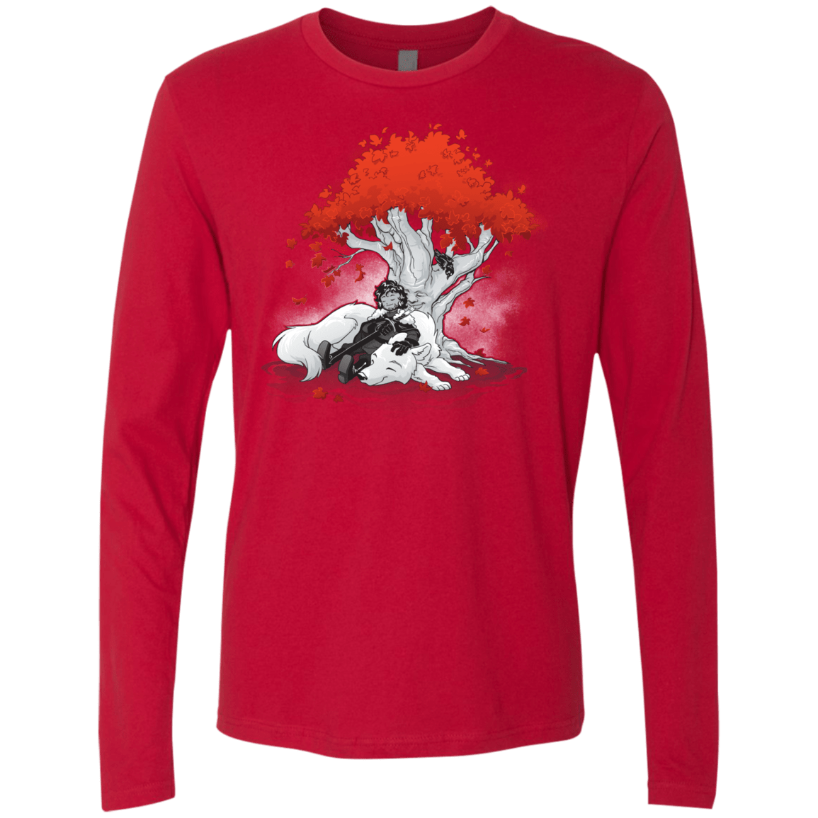 T-Shirts Red / S Quiet Winter Men's Premium Long Sleeve