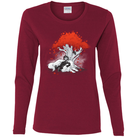 T-Shirts Cardinal / S Quiet Winter Women's Long Sleeve T-Shirt