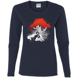 T-Shirts Navy / S Quiet Winter Women's Long Sleeve T-Shirt