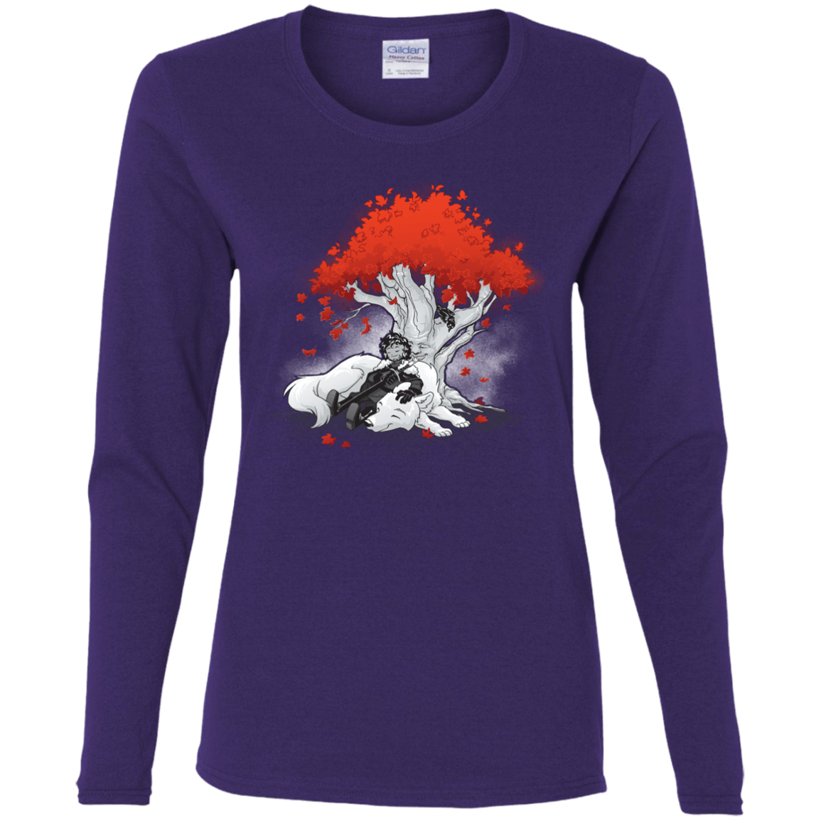 T-Shirts Purple / S Quiet Winter Women's Long Sleeve T-Shirt