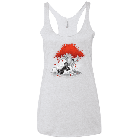 T-Shirts Heather White / X-Small Quiet Winter Women's Triblend Racerback Tank
