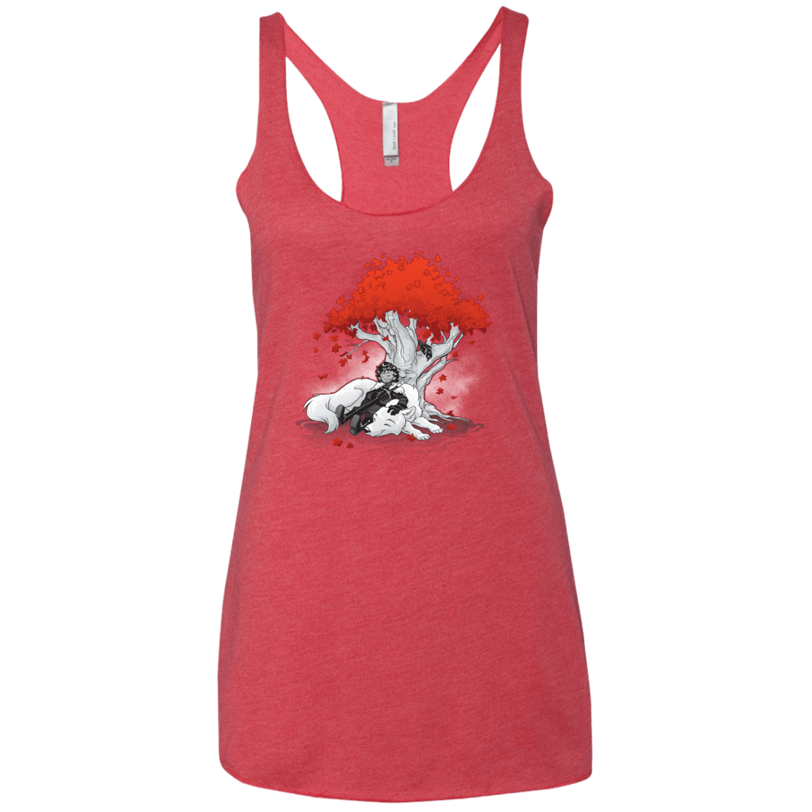 T-Shirts Vintage Red / X-Small Quiet Winter Women's Triblend Racerback Tank