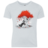 T-Shirts Heather White / YXS Quiet Winter Youth Triblend T-Shirt