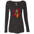T-Shirts Vintage Black / Small Quinn space Women's Triblend Long Sleeve Shirt