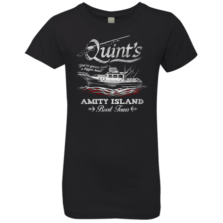 T-Shirts Black / YXS Quints Boat Tours Girls Premium T-Shirt