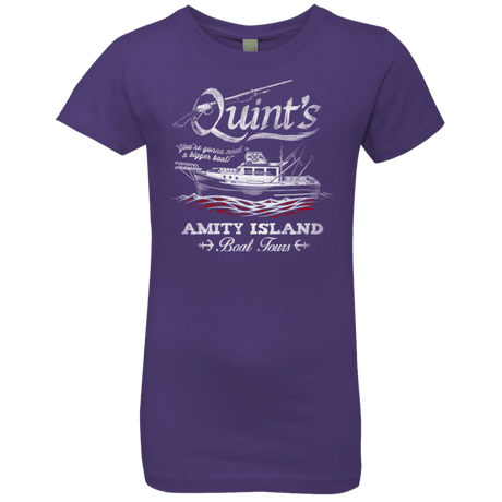 T-Shirts Purple Rush / YXS Quints Boat Tours Girls Premium T-Shirt