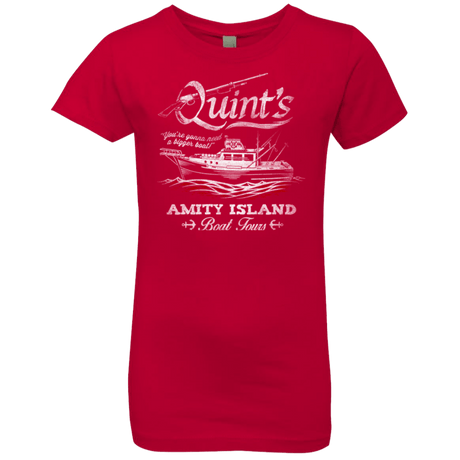 T-Shirts Red / YXS Quints Boat Tours Girls Premium T-Shirt