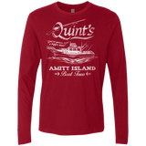 T-Shirts Cardinal / Small Quints Boat Tours Men's Premium Long Sleeve