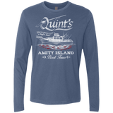 T-Shirts Indigo / Small Quints Boat Tours Men's Premium Long Sleeve