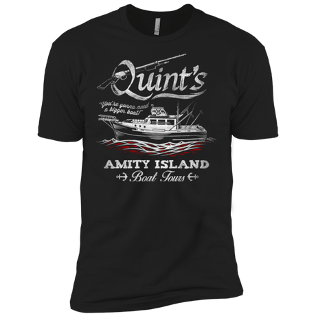 T-Shirts Black / X-Small Quints Boat Tours Men's Premium T-Shirt